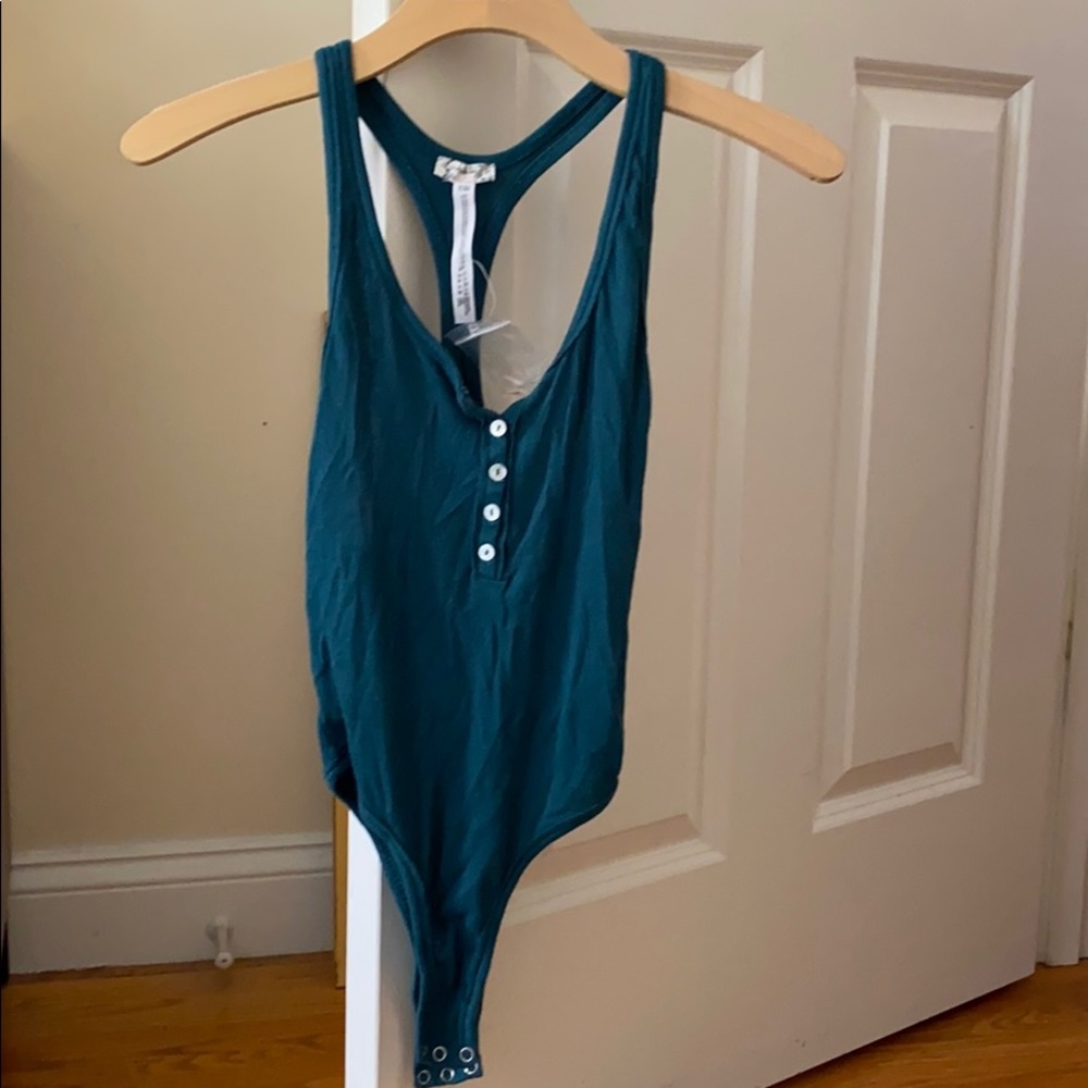 Free People racerback bodysuit -NWOT